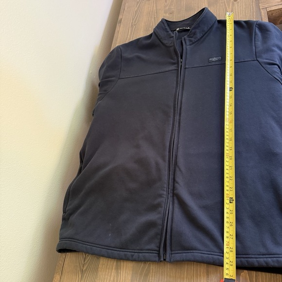 Travis Mathew Men's XL Black Full Zip Up Sweatshirt Golf Crystal Cove 2.0 Jacket - Picture 7 of 7